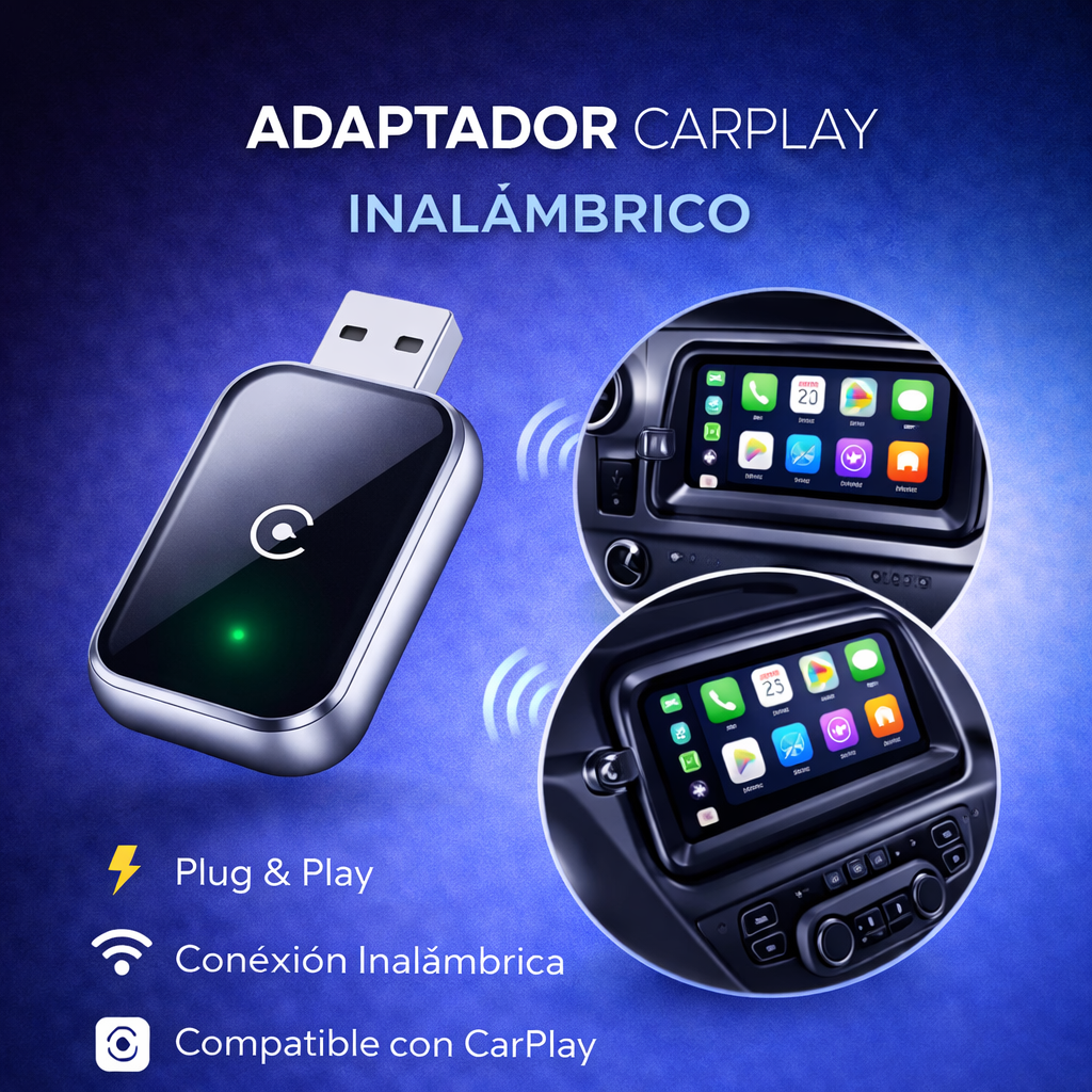 Adaptador Carplay: iPhone o Android